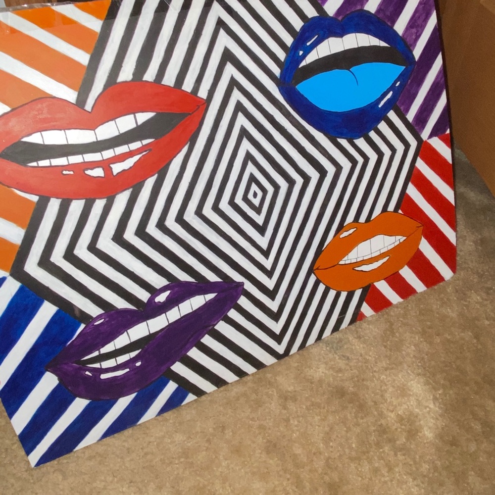 Trippy wall art/painting